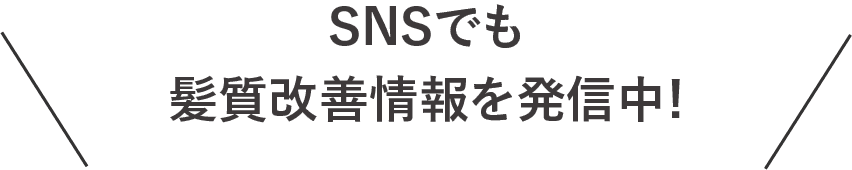 snsでも情報発信中